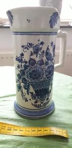 Schenkkan of bloemenvaas van Delfts blauw, Antiek en Kunst, Curiosa en Brocante, Ophalen of Verzenden