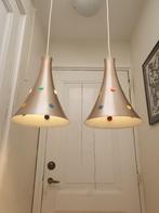 Set van 2 Space age lampen, aluminium  jaren 60, Gebruikt, Ophalen of Verzenden, Metaal, Space age