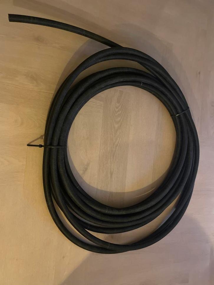 Mantelbuis Zwart PP 25mm - 22 Meter, Doe-het-zelf en Verbouw, Buizen en Afvoer, Nieuw, Rechte buis, Pvc, 6 meter of meer, 20 tot 40 mm