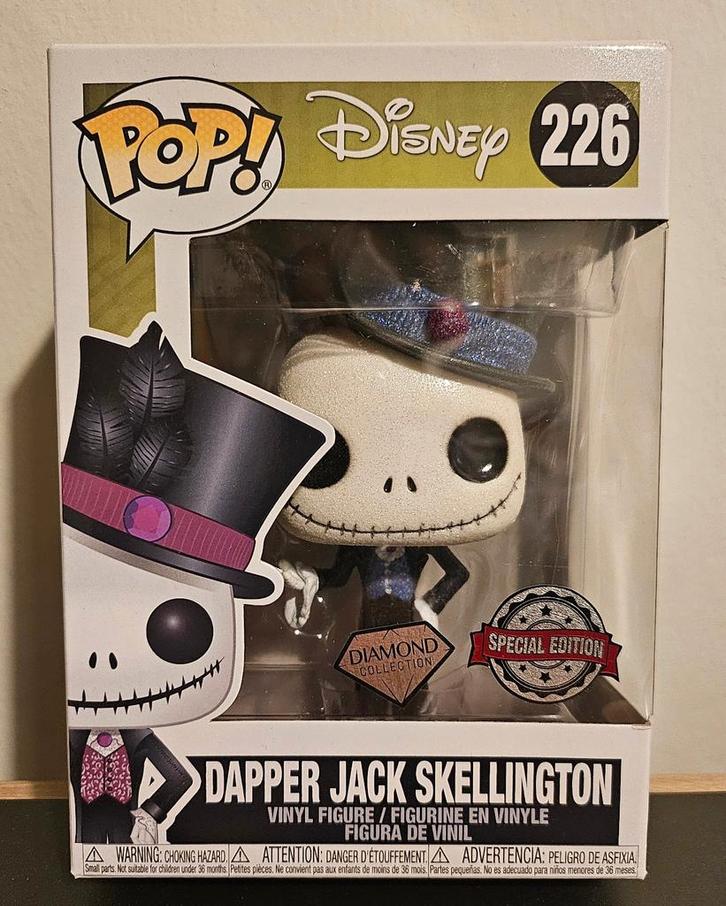 Funko POP! Dapper Jack Skellington 226 + gratis protector, Verzamelen, Poppetjes en Figuurtjes, Nieuw, Verzenden