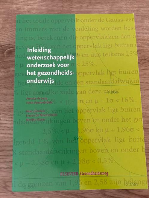 Wetenschappelijk Onderzoek Gezondheidsonderwijs, Boeken, Studieboeken en Cursussen, Zo goed als nieuw, Ophalen of Verzenden