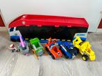 Paw Patrol Vrachtwagen met 5 voertuigen, Ophalen of Verzenden, Gebruikt
