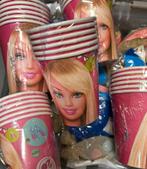 Barbie feest pakket bekers bordjes tafelkleed servetten, Ophalen of Verzenden, Nieuw, Versiering, Verjaardag