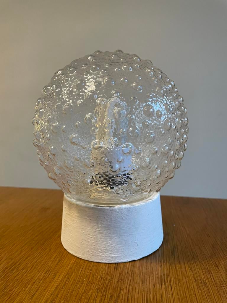 Vintage bubbel plafonnière bollamp - midcentury design, Huis en Inrichting, Lampen | Plafondlampen, Ophalen of Verzenden, Zo goed als nieuw