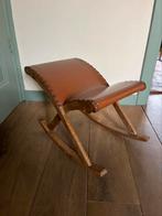 Vintage Been Schommel Voetenbankje Voeten Krukje, Ophalen of Verzenden, Zo goed als nieuw, Hout
