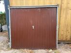 Houten garagedeur, Doe-het-zelf en Verbouw, Ophalen, Gebruikt, 120 cm of meer, Garagedeur