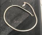 echt zilveren lucardi slangen ketting 45 cm, Ophalen of Verzenden, Nieuw, Zilver, Zilver
