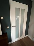 2x Skantrae opdek binnendeuren met glas 211,5 x 93 cm, Doe-het-zelf en Verbouw, Deuren en Horren, Ophalen, Binnendeur, 200 tot 215 cm