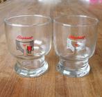 St Raphaël glazen reclame Frans aperitief glas 2x, Glas of Glazen, Ophalen of Verzenden, Overige stijlen, Glas