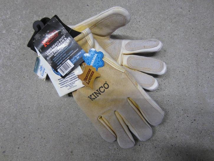 Kinco == Werkhandschoenen == Leer == Gevoerd == Warm, Doe-het-zelf en Verbouw, Veiligheidskleding, Nieuw, Ophalen of Verzenden