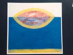 Doris Groeneveld abstract offset prent, Antiek en Kunst, Verzenden