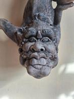 Balinese sculptuur, Demon, Hout, 82 X 33 X 17 cm. Ca. 1920, Antiek en Kunst, Ophalen of Verzenden