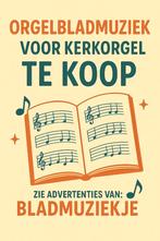bladmuziek voor (kerk) orgels diversen tweedehands & nieuw, Orgel, Gebruikt, Verzenden, Religie en Gospel