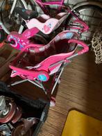 Poppenwagen, fietsje met zijwielen en fiets voor 5/6 jaar, Ophalen, Zo goed als nieuw