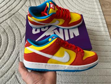 Nike SB Dunk Low Pro Bart Simpson maat 43 beschikbaar voor biedingen