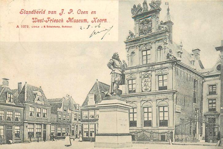 701122001 Hoorn West Friesch Museum, Verzamelen, Ansichtkaarten | Nederland, Noord-Holland, Voor 1920, Verzenden
