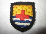 Embleem Brits: R.A.M.C. Noodreserve (geweven). Circa 1957., Ophalen of Verzenden, Landmacht, Engeland, Embleem of Badge