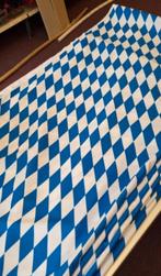 Stof, blauw wit geruit 18 meter, Hobby en Vrije tijd, Stoffen en Lappen, Ophalen, Blauw, 120 cm of meer, Polyester