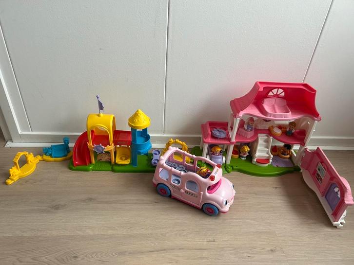 Fisher price little people GROOT pakket, Kinderen en Baby's, Speelgoed | Vtech, Zo goed als nieuw, 2 tot 4 jaar, Ophalen