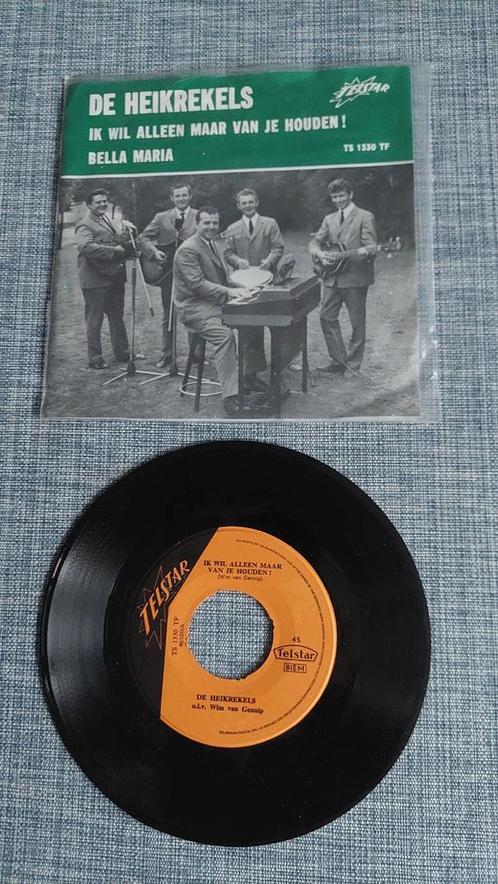 Single De Heikrekels - Ik Wil Alleen Maar Van Je Houden! '67, Cd's en Dvd's, Vinyl Singles, Gebruikt, Single, Nederlandstalig