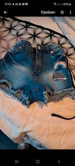 Kort spijkerbroekje en minnie mouse zakdoekjes, Kinderen en Baby's, Kinderkleding | Maat 128, Ophalen of Verzenden, Zo goed als nieuw