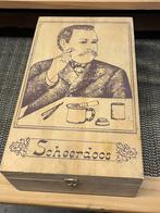 Old school scheerdoos/make-up doos hout, Ophalen of Verzenden, Zo goed als nieuw