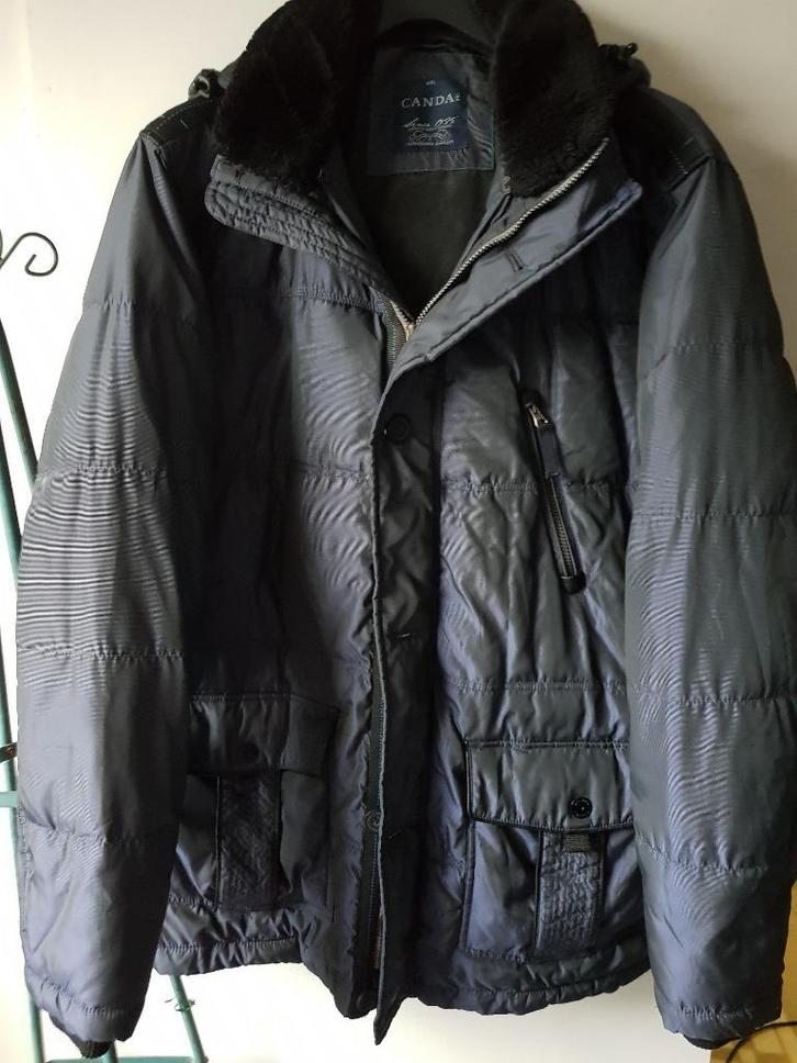 Canda warme winter parka met capuchon maat XXL, Kleding | Heren, Jassen | Winter, Zo goed als nieuw, Overige maten, Grijs, Ophalen of Verzenden