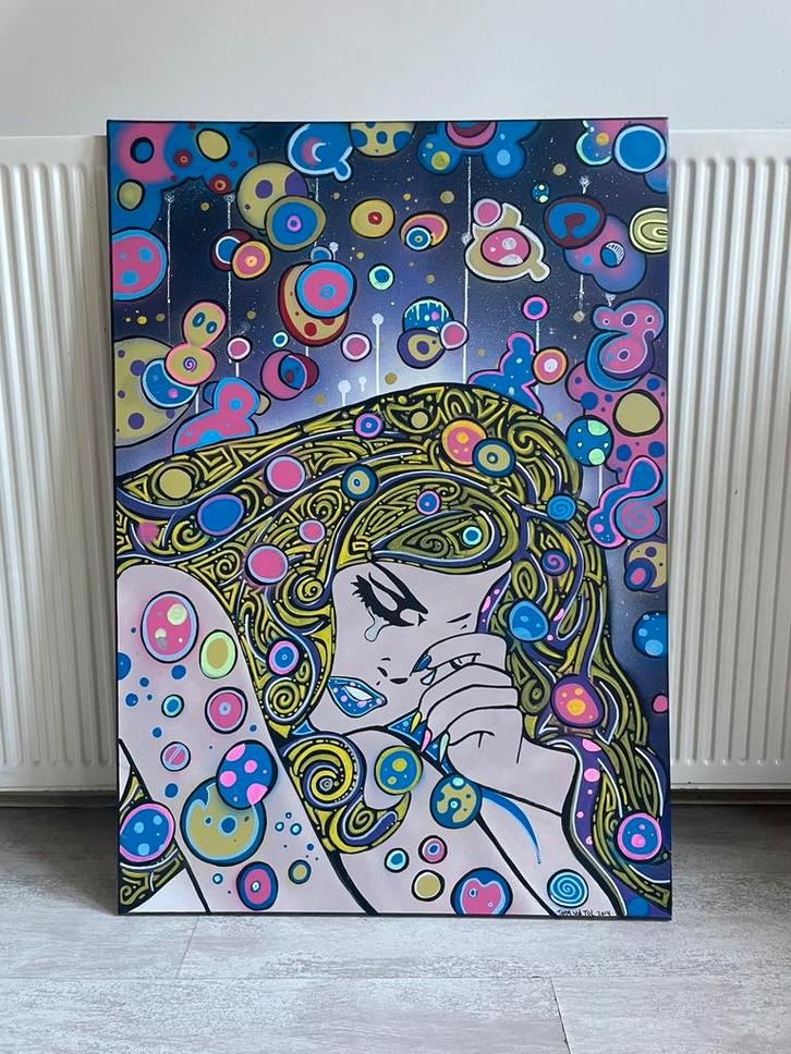 Uniek schilderij, Antiek en Kunst, Kunst | Schilderijen | Modern, Ophalen of Verzenden