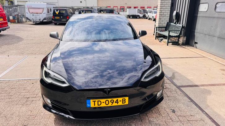 Tesla Model S 2018 Zwart 75D, Auto's, Tesla, Particulier, Model S, Achteruitrijcamera, Adaptive Cruise Control, Airbags, Alarm
