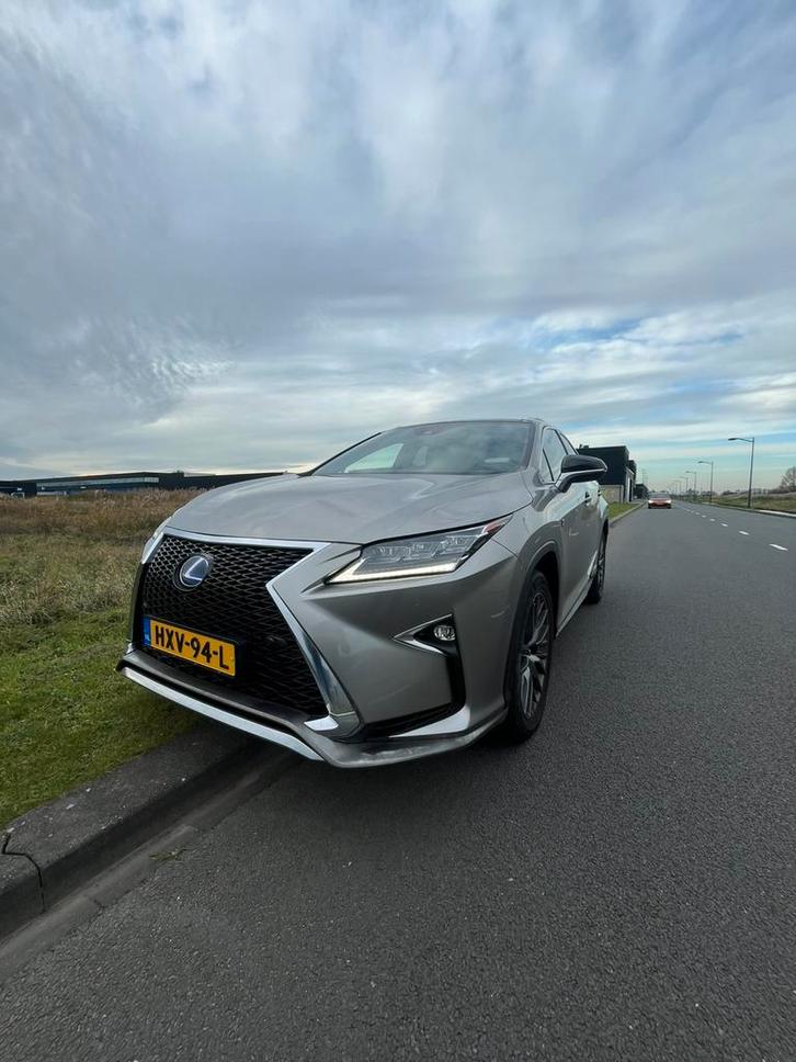 Lexus RX(-H) 450H 3.5 V6 Hybrid 4WD CVT 2016 Grijs, Auto's, Lexus, Particulier, RX(-H), 360° camera, 4x4, Achteruitrijcamera, Airbags