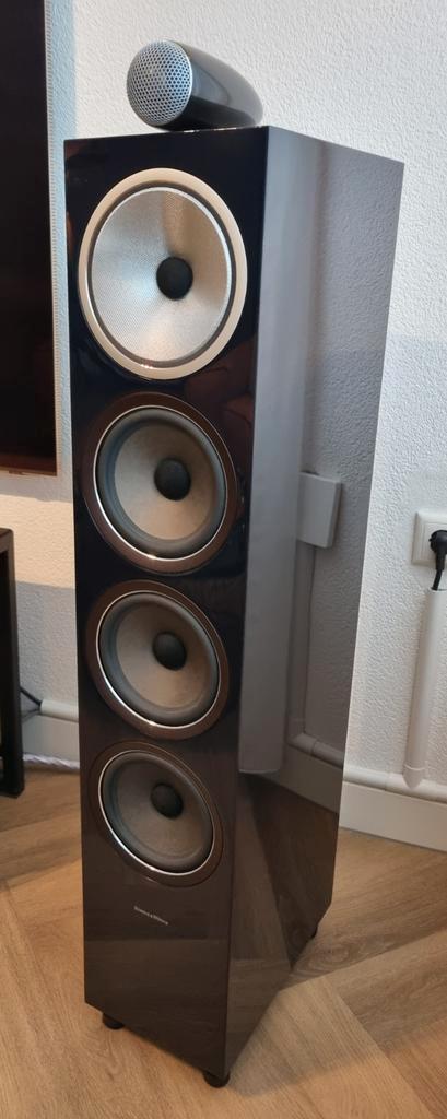 B&W Bowers & Wilkins 702 S2 Signature, midnight blue., Audio, Tv en Foto, Luidsprekers, Zo goed als nieuw, Front, Rear of Stereo speakers