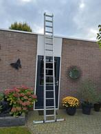 Ladder 2delig en een pc scherm, Doe-het-zelf en Verbouw, Ladders en Trappen, Ophalen of Verzenden, Zo goed als nieuw, 4 meter of meer