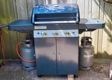 Campingaz gasbarbecue 5 x gebruikt, Tuin en Terras, Gasbarbecues, Zo goed als nieuw, Ophalen