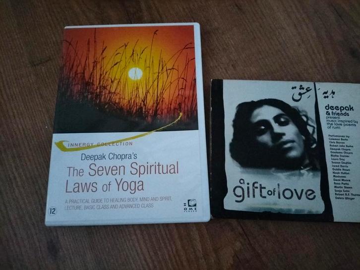 Deepak Chopra CD Set: Gift of Love & Yoga, Cd's en Dvd's, Cd's | Meditatie en Spiritualiteit, Zo goed als nieuw, Cursus of Instructie