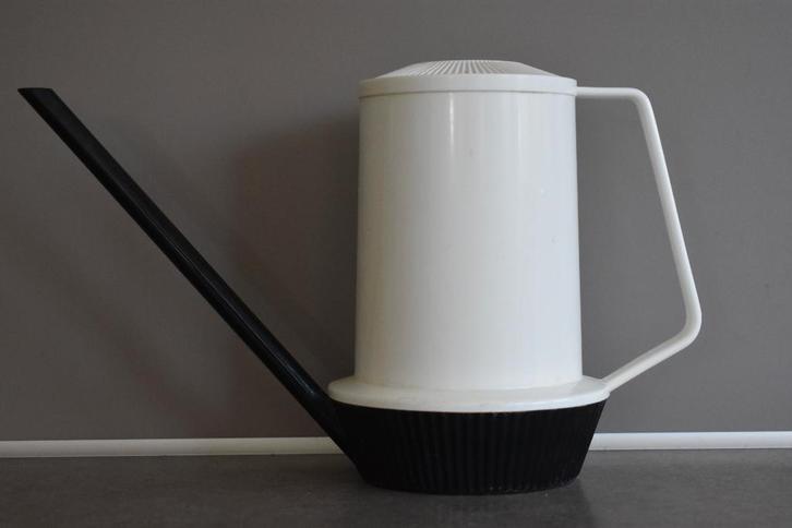 Gieter retro vintage Emsa jaren 70 vintage zwart wit, Tuin en Terras, Gieters, Gebruikt, Kunststof, Ophalen of Verzenden