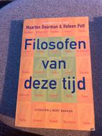 Filosofen van deze tijd - Doorman & Pott, Ophalen of Verzenden, Zo goed als nieuw, Algemeen