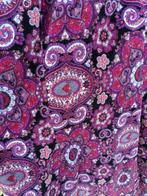 Ochtendjas duster badjas psychedelisch paisley paars, Gedragen, Maat 38/40 (M), Ophalen of Verzenden