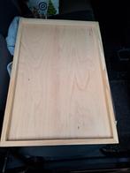 Houten bedtafel / dienblad, Ophalen of Verzenden, Gebruikt, Rechthoekig, Hout