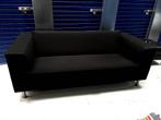 Zwarte stoffen 2,5 zits bank Kolibri, Huis en Inrichting, Ophalen, Gebruikt, Minder dan 75 cm, 150 tot 200 cm
