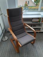 Zweeds design, grijze / bruine fauteuil Lamello van Svedese, Huis en Inrichting, Fauteuils, 75 tot 100 cm, Zo goed als nieuw, 50 tot 75 cm