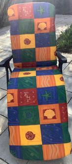 Set van 2 tuinkussen Ligstoel kussens 185x53x4 cm Kleurrijk, Ophalen of Verzenden, Nieuw