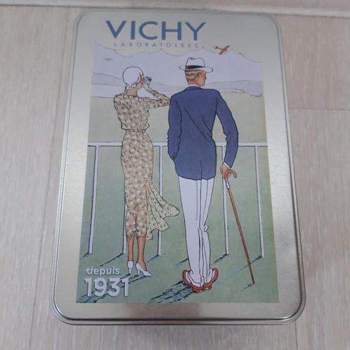 Vichy Laboratoires Depuis 1931 blik, Verzamelen, Blikken, Gebruikt, Overige, Overige merken, Ophalen of Verzenden