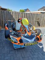 Crg kart met 125cc rotax max senior, Sport en Fitness, Karting, Ophalen, Zo goed als nieuw, Kart