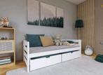 LEOLTE LMer 200x90 peuterbed kinderbed met onderlade- wit, Ophalen, 85 tot 100 cm, Leolte, Nieuw