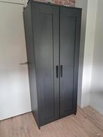 Zwarte kleding kast Brimnes Ikea, Huis en Inrichting, Kasten | Kledingkasten, Ophalen, Zo goed als nieuw, 50 tot 75 cm, 150 tot 200 cm