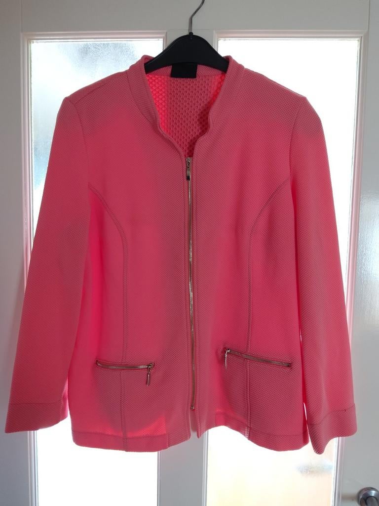 Mooi roze jasje, maat 46., Kleding | Dames, Ophalen of Verzenden, Zo goed als nieuw, Maat 46/48 (XL) of groter, Roze