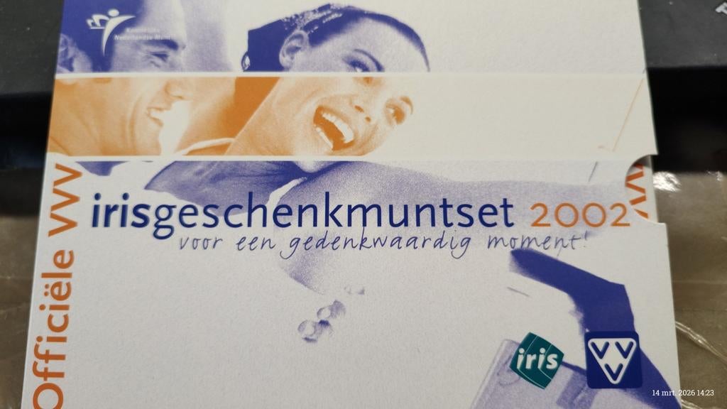 Irisgeschenkmuntset 2002 - VVV met 5 euro bon, Ophalen of Verzenden, Overige landen, Overige waardes, Setje