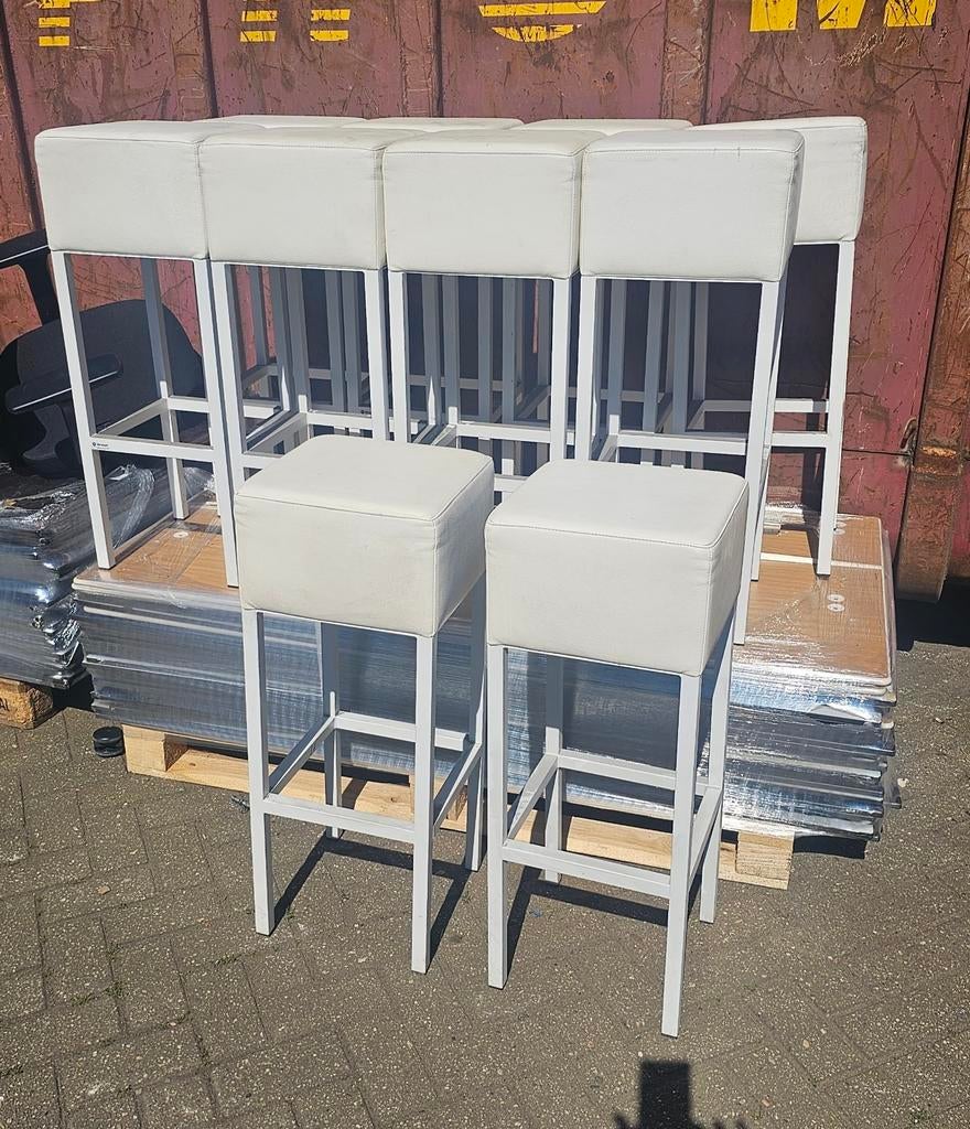 10 Barkrukken design merk vervoort €35,=perstuk, Ophalen of Verzenden