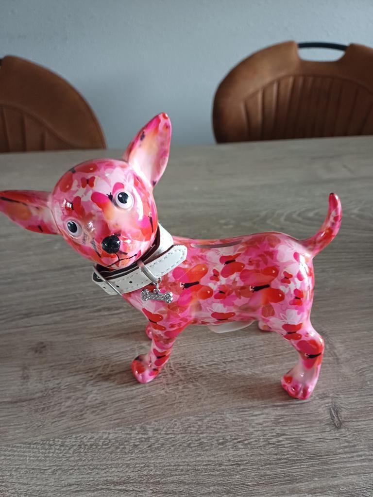 Spaarpot pomme pidou, Ophalen of Verzenden, Zo goed als nieuw, Steen, Aardewerk of Keramiek, Dier