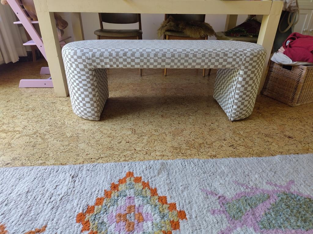 Bankje Jacob WOOOD kleur uitverkocht op wehkamp, Huis en Inrichting, Tweepersoons, 75 tot 100 cm, Ophalen of Verzenden, Zo goed als nieuw